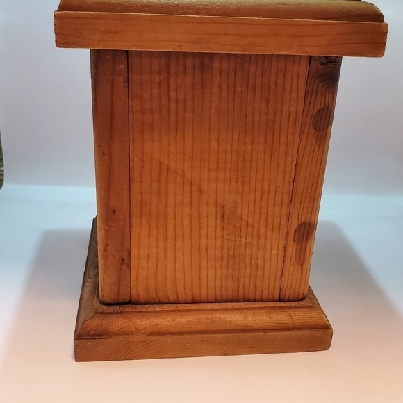 Vintage 1977 Wooden Candle Holder By Three Bears Irving Texas - Picture 3 of 7